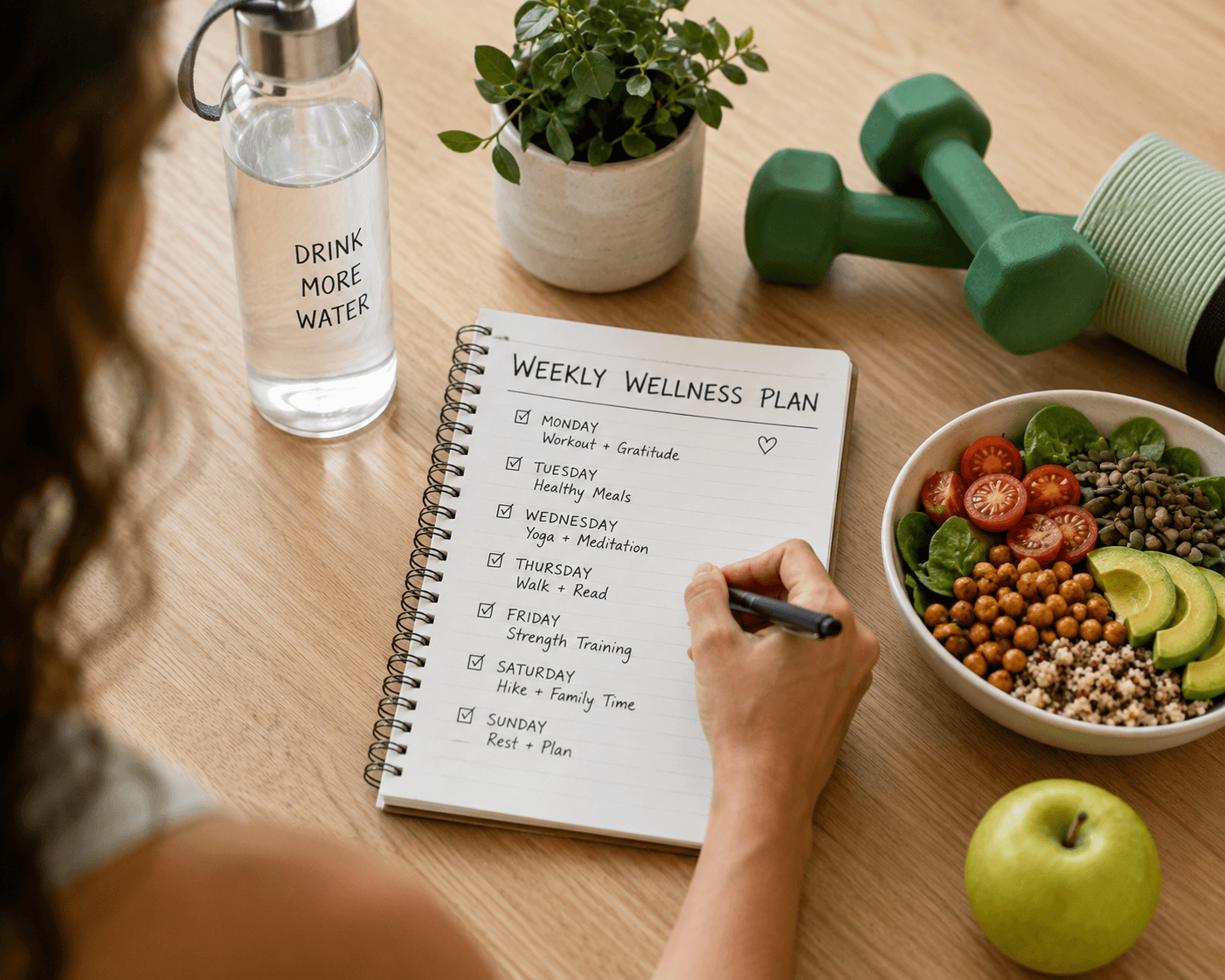 How to Build a Weekly Wellness Routine That Actually Sticks